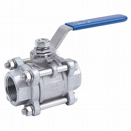 3PC Dn-50-600mm Stainless Steel Ball Valve
