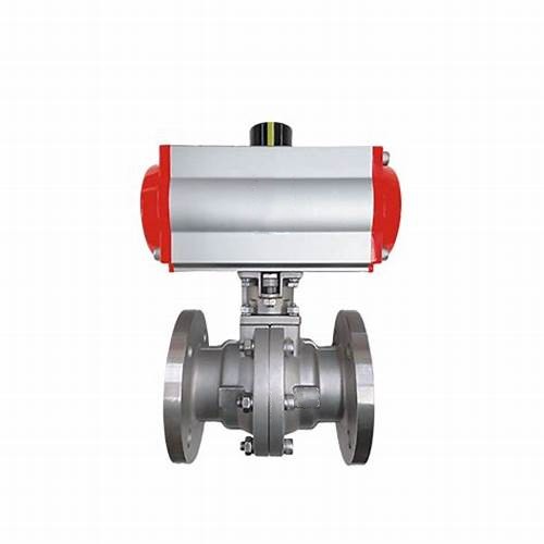 Q641fh-16c25 Cast Steel Flange Pneumatic Ball Valve